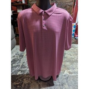 Pro Tour Cool Play Golf Polo Short Sleeve Shirt Size XXL CheckedGolf Tee Pattern